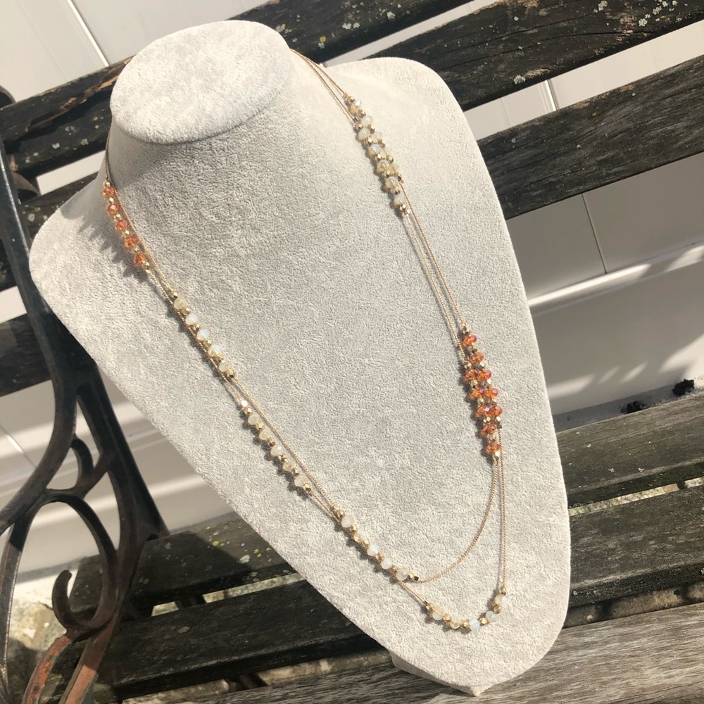 Long Layered Necklace - Picture 9 of 13